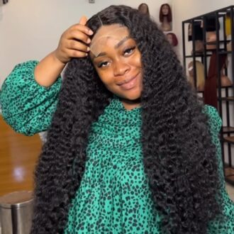 32'' arrogant curl 4x4 closure wig